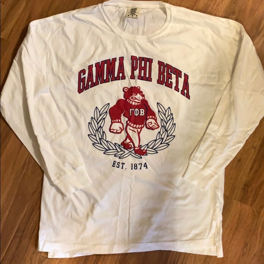 Long sleeve Vintage Bear Comfort Colors tee